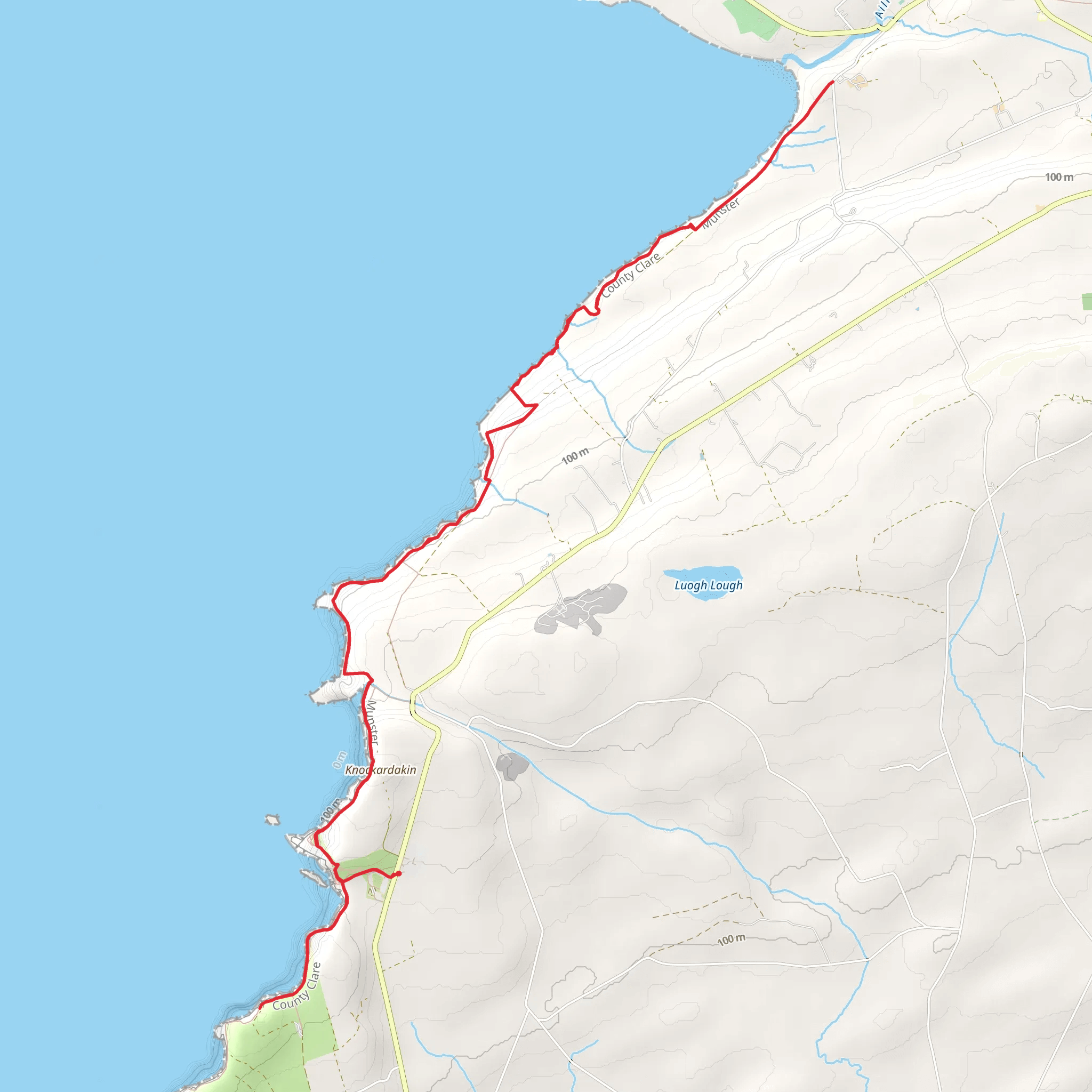 Cliffs of Moher mobile static map