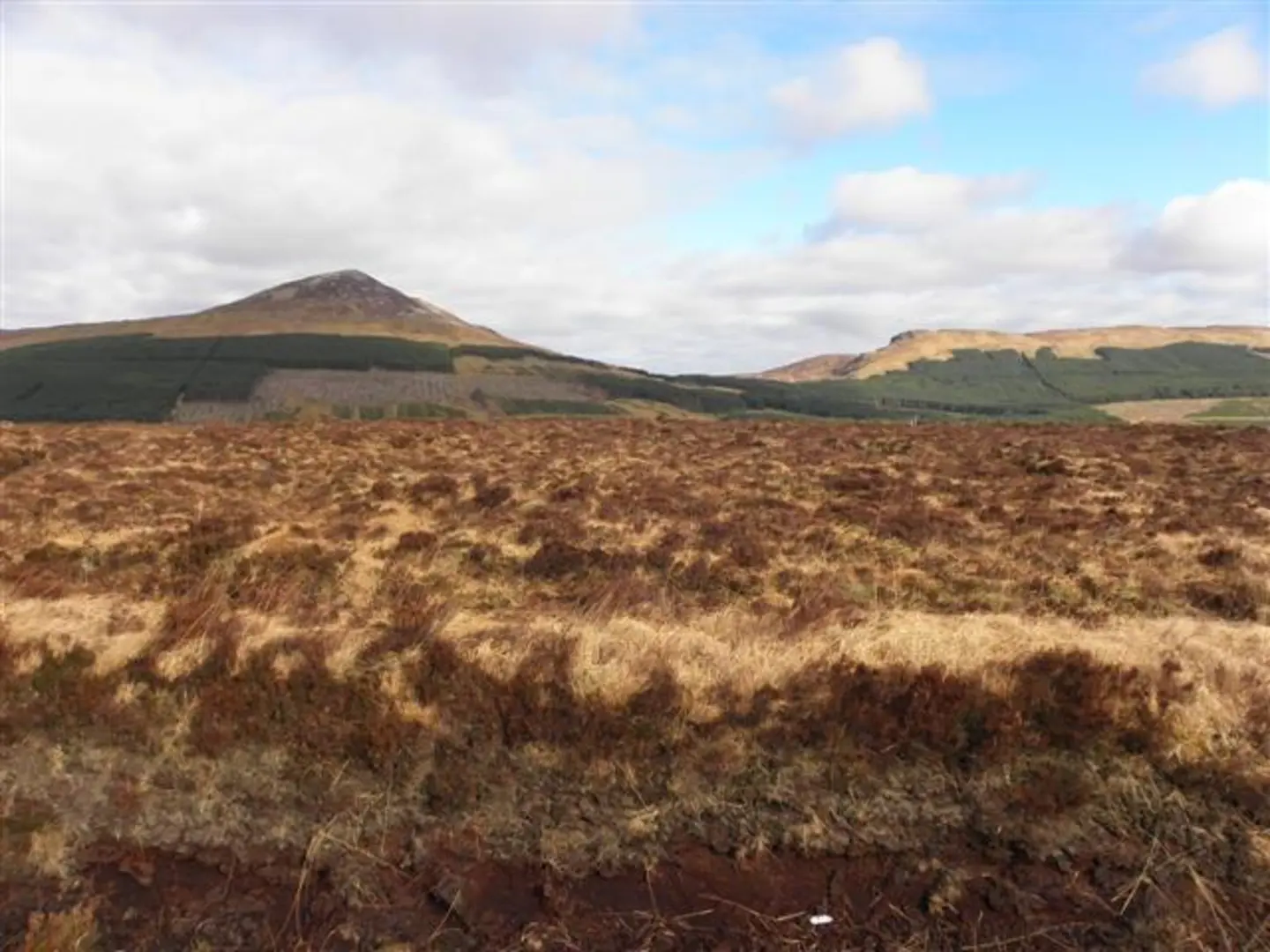An image depicting the trail Dooish and Dooish South West Top Loop from Faugher and its surrounding area.
