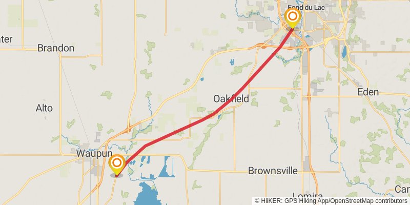 Wild Goose State Trail stage 3 Map