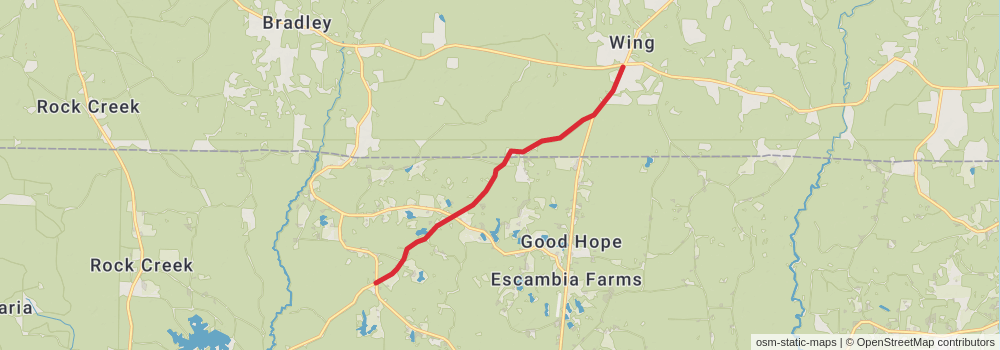 American Perimeter Trail - The South Primary stage 53 Map