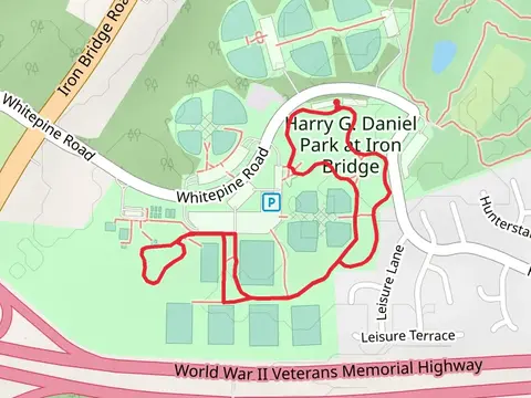 White, Blue, Orange and Purple Blaze Loop Trail