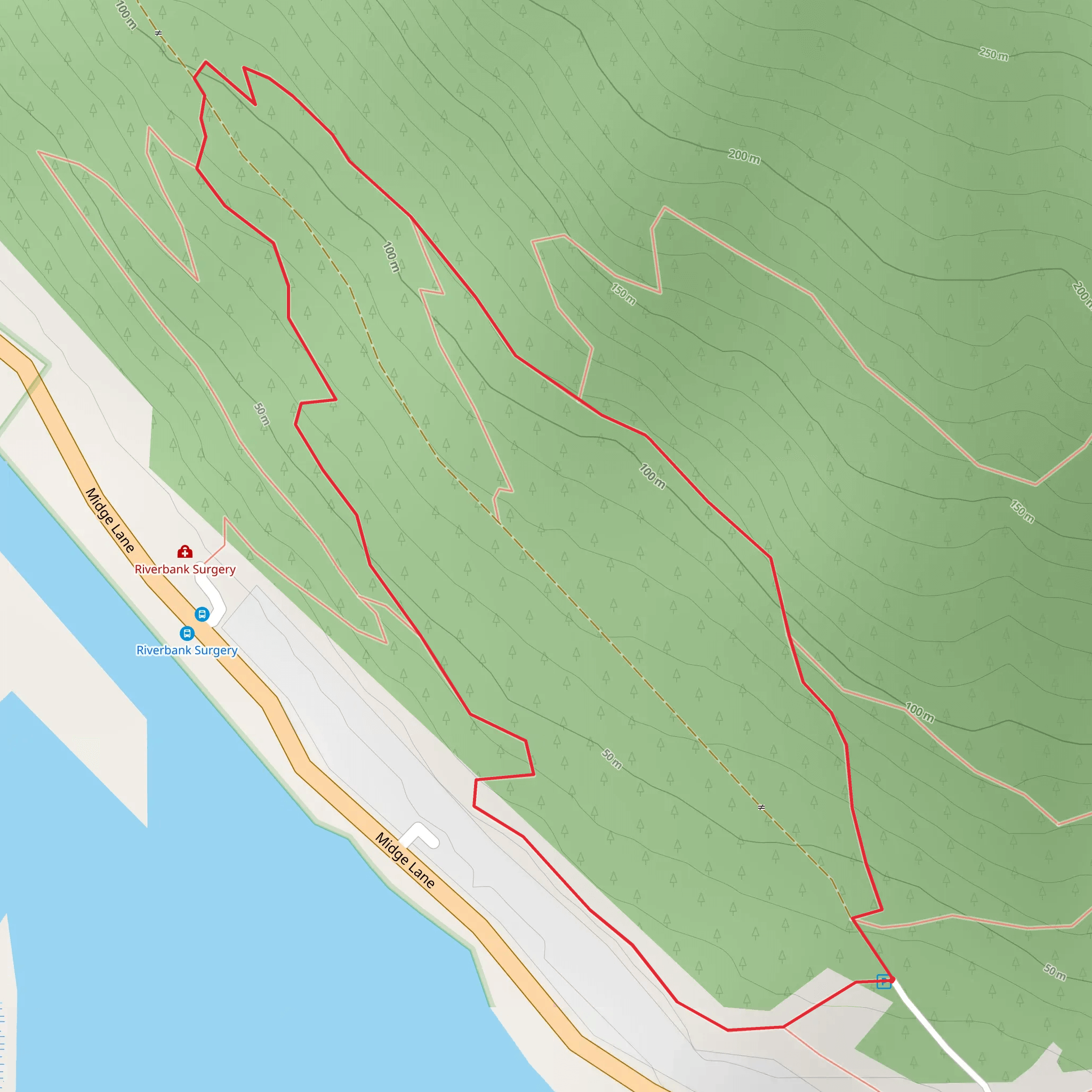 Eucalyptus Loop Trail mobile static map