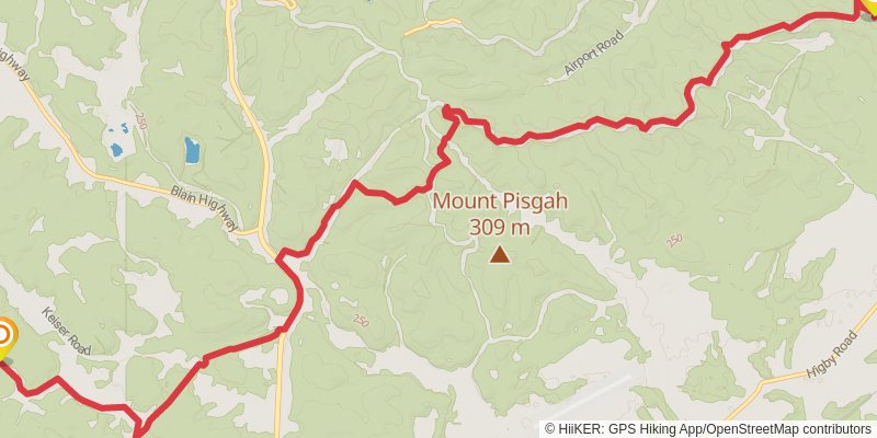 American Discovery Trail North Route stage 64 Map