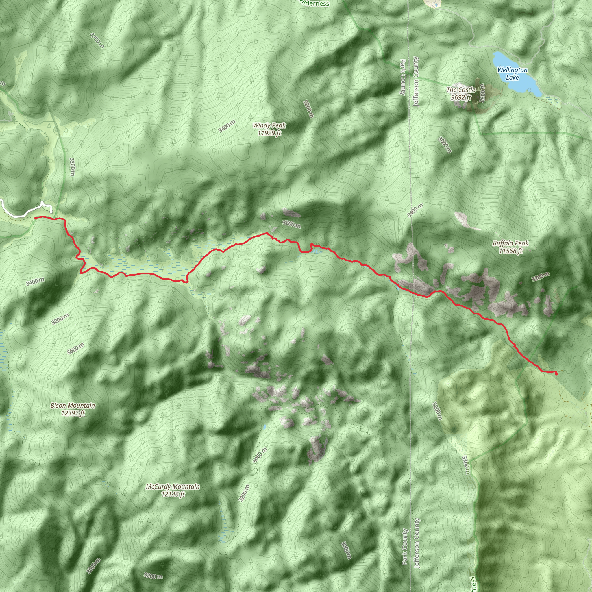 Wigwam Trail mobile static map