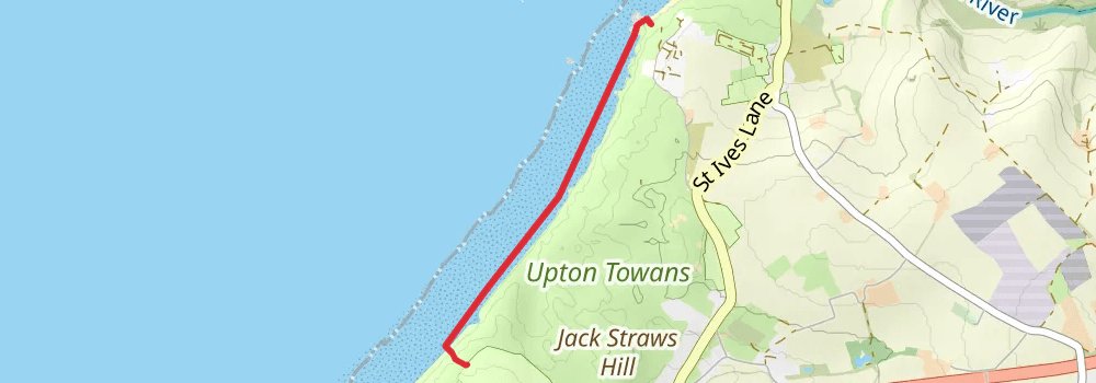 South West Coast Path 6-Day Gentle Tour (Hillwalk Tours) alt 1 Map