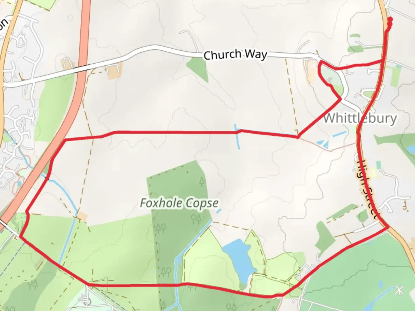 An image depicting the trail Silverstone Country Park and Whittlebury Loop and its surrounding area.