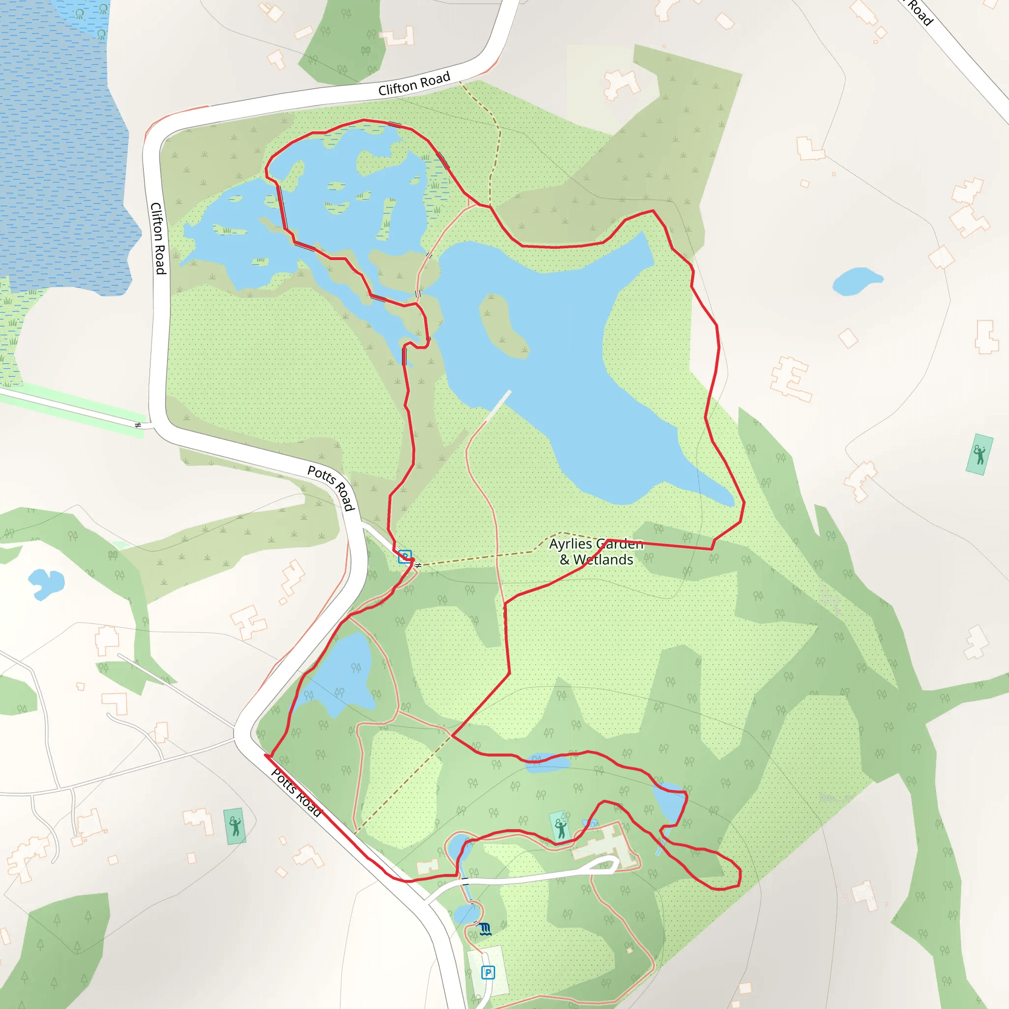 Ayrlies Garden mobile static map