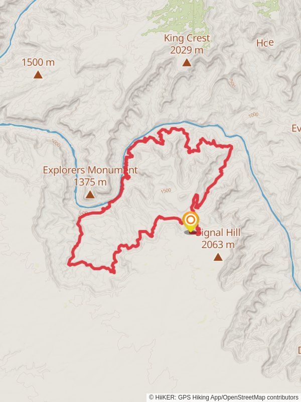 Royal Arch Route and Tonto Loop via South Bass Trail Supai Arizona