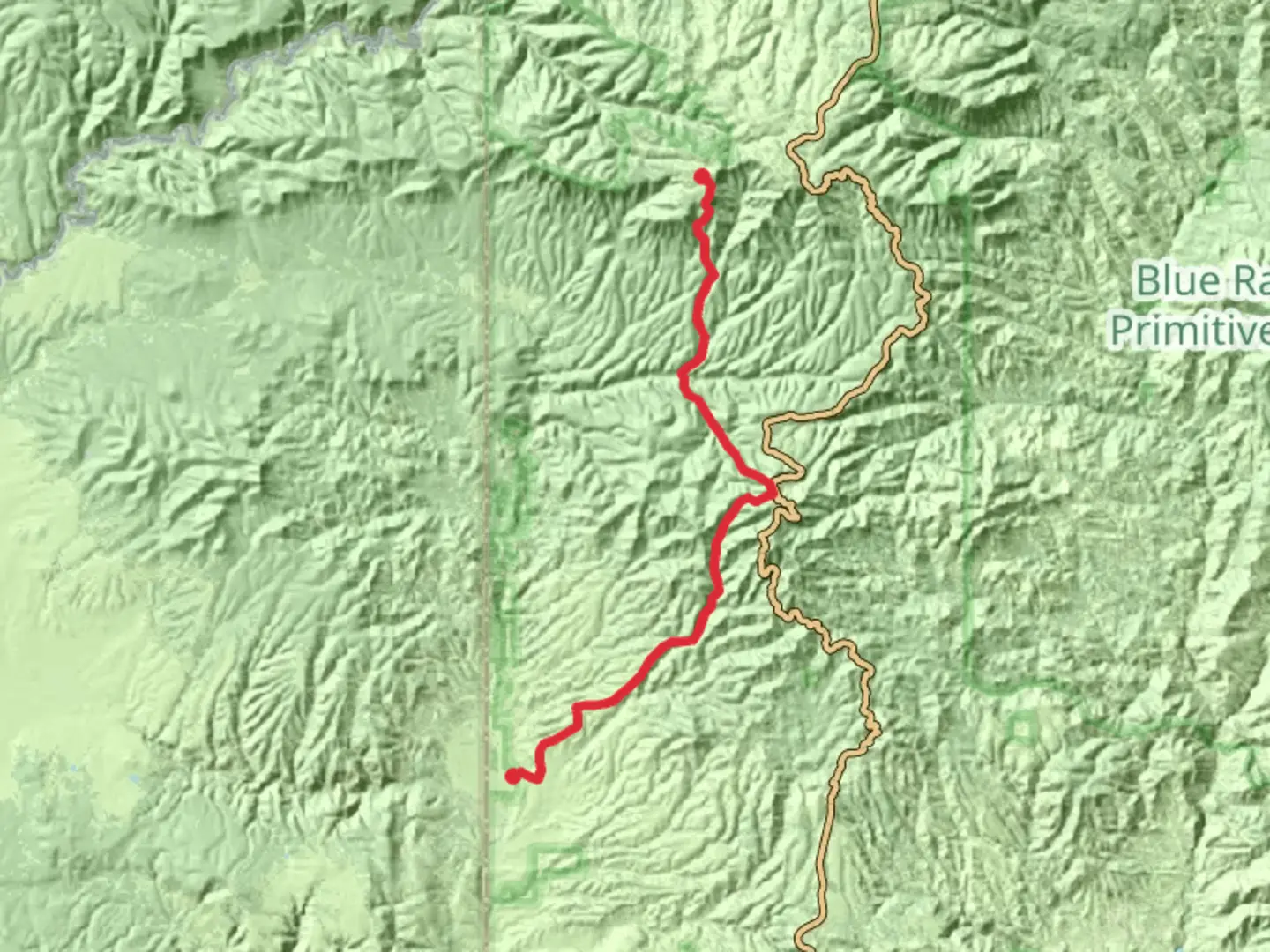 An image depicting the trail Eagle National Recreation Trail and its surrounding area.