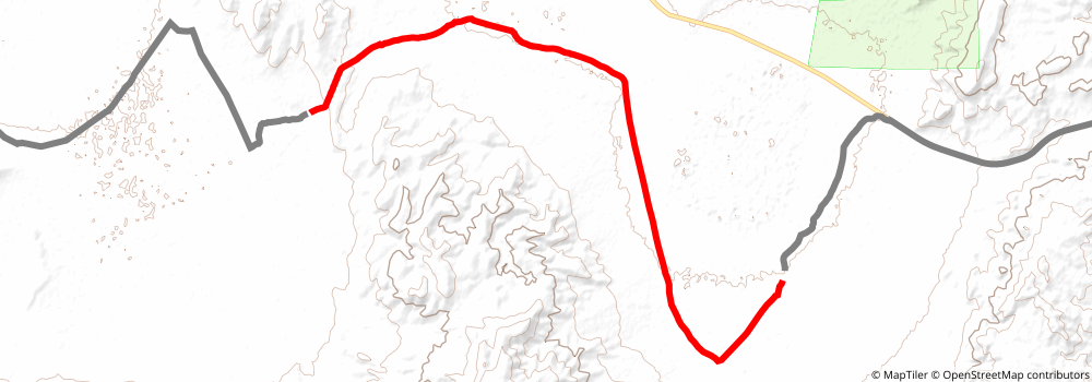 American Discovery Trail South Route stage 362 Map