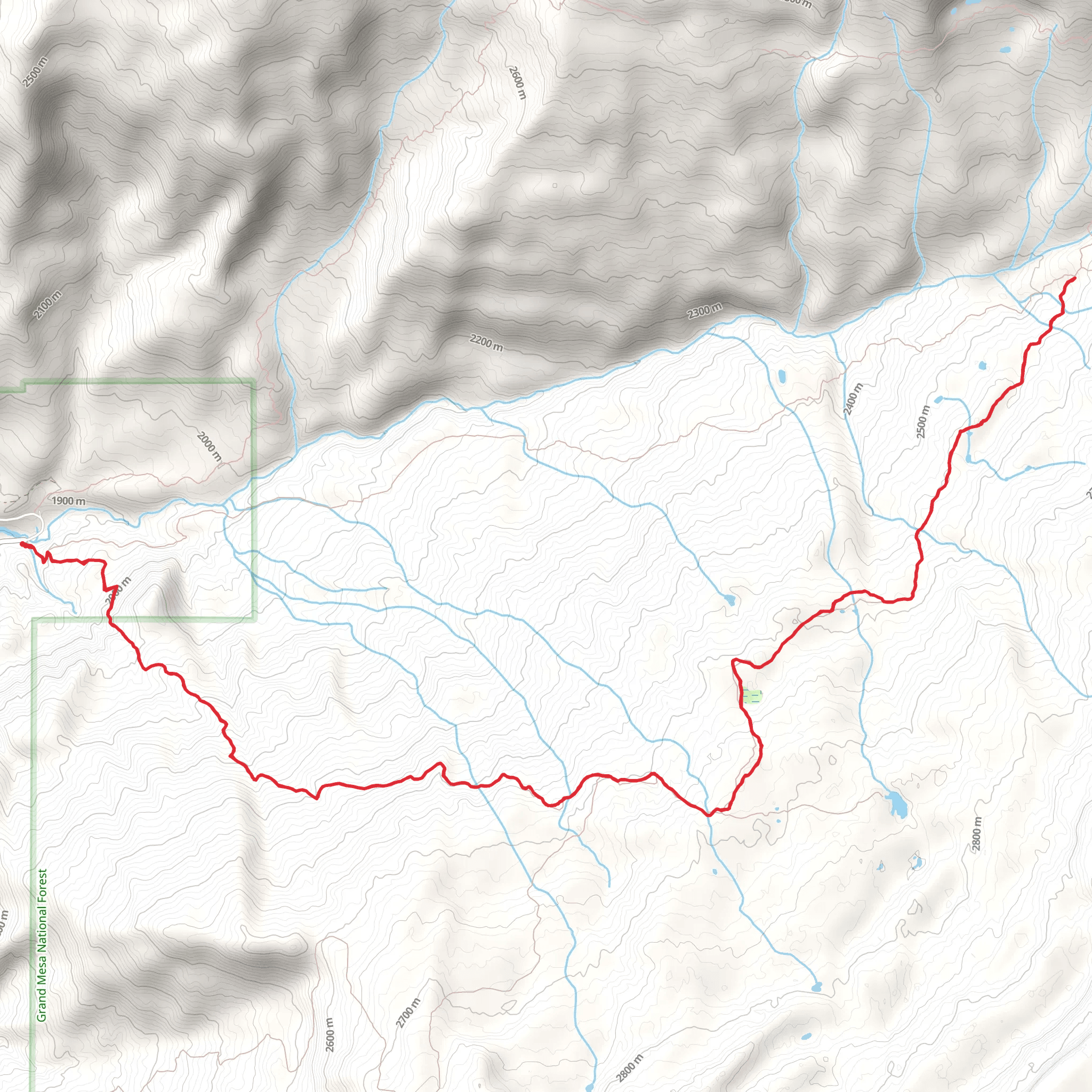 Spring Camp Trail mobile static map