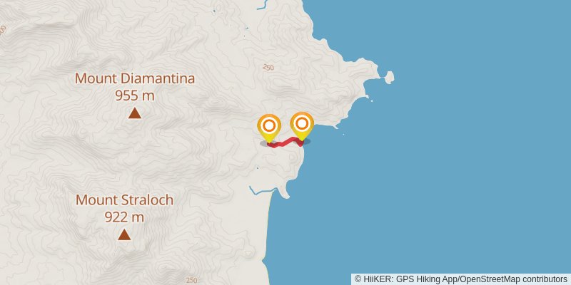 Thorsborne Trail spur 3 Map