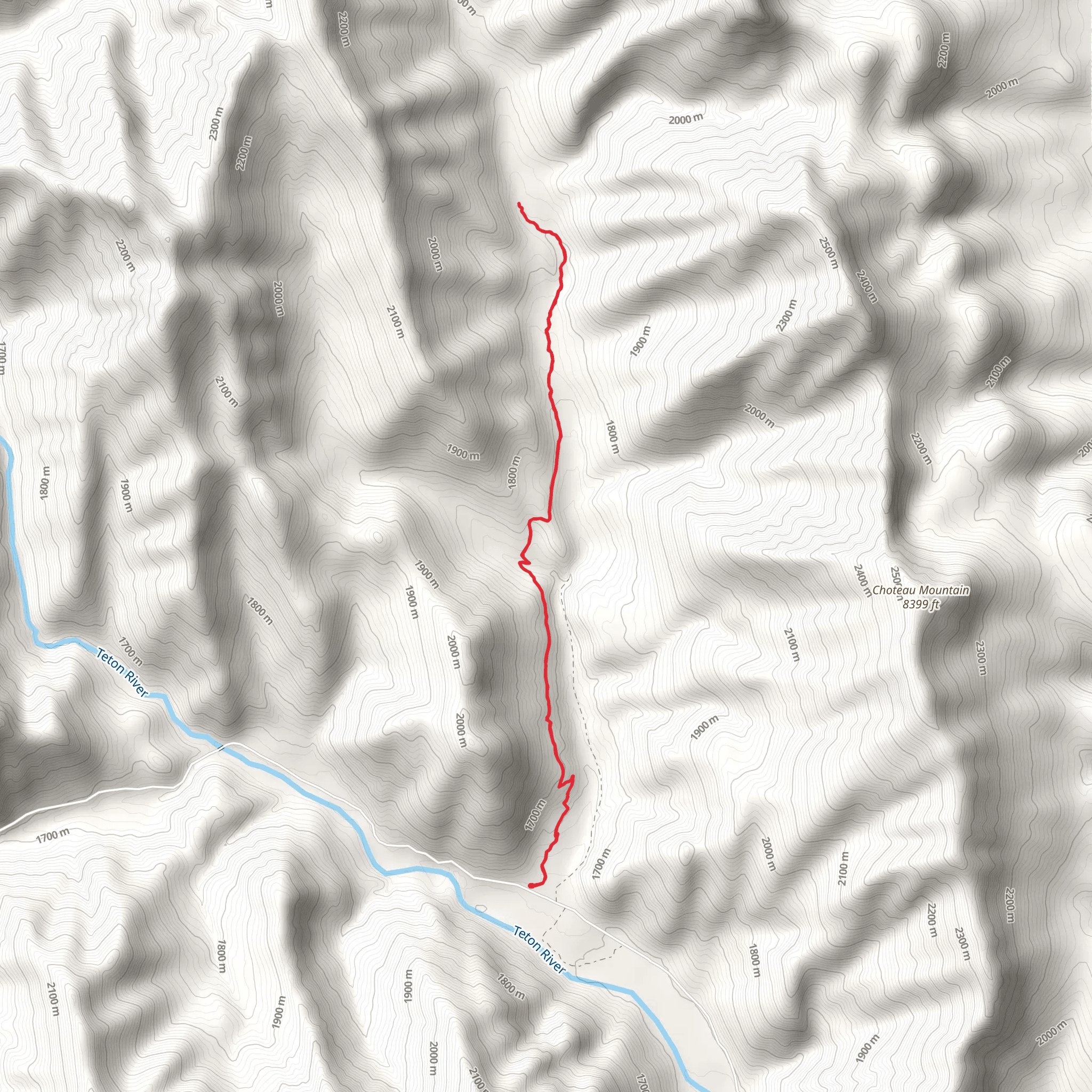 Jones Creek Trail mobile static map