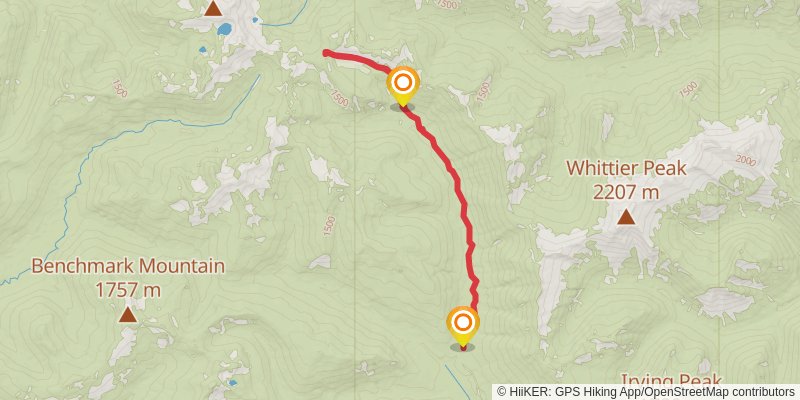 Little Wenatchee River Trail stage 2 Map