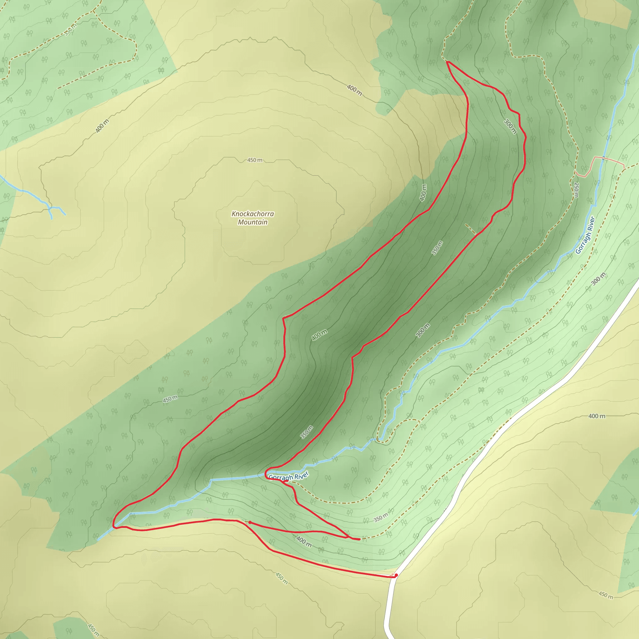 Slieve Bloom Mountains SPA mobile static map