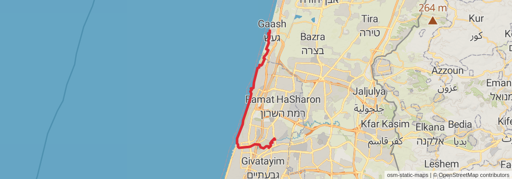 Israel National Trail stage 19 Map