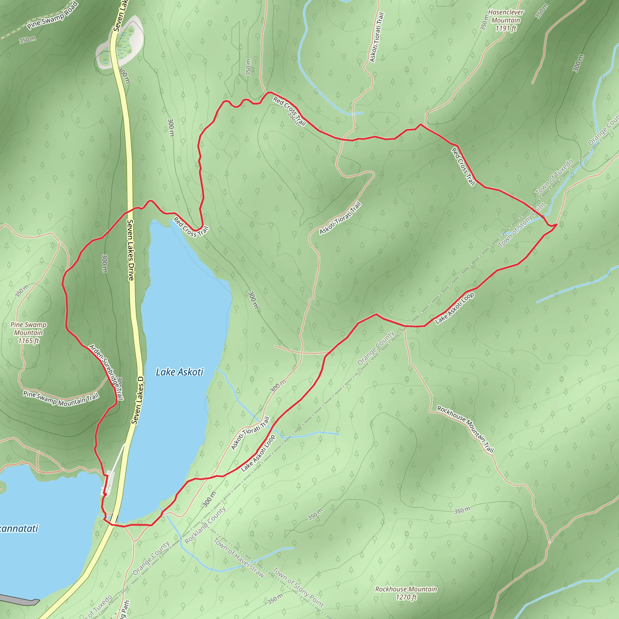Lake Askoti Loop mobile static map
