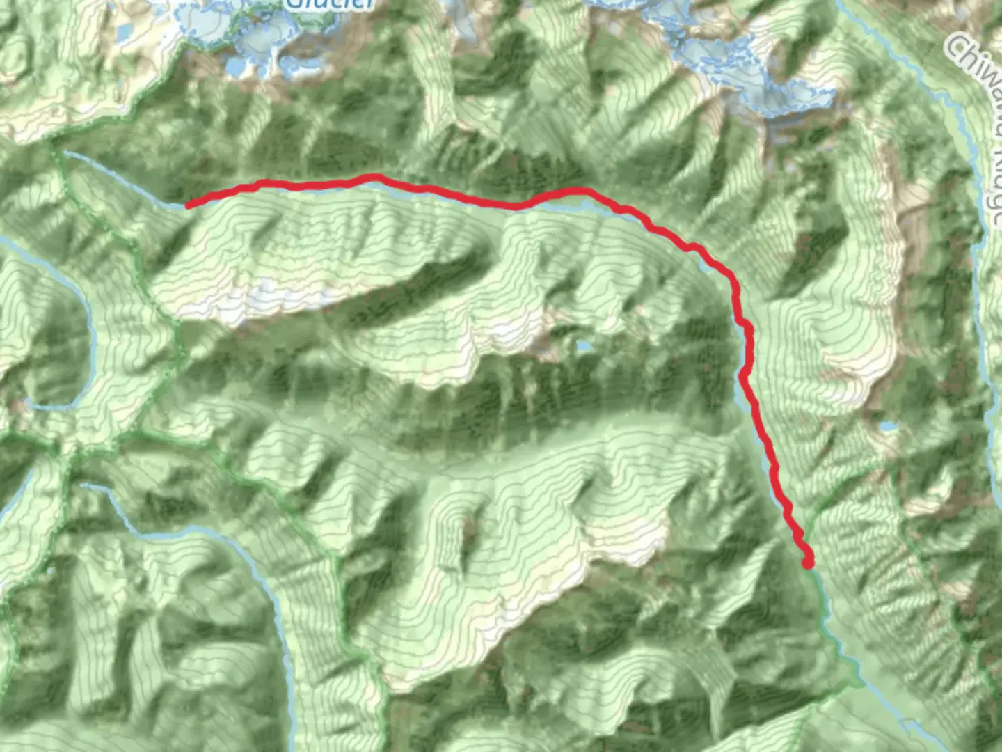 An image depicting the trail White River Trail and its surrounding area.