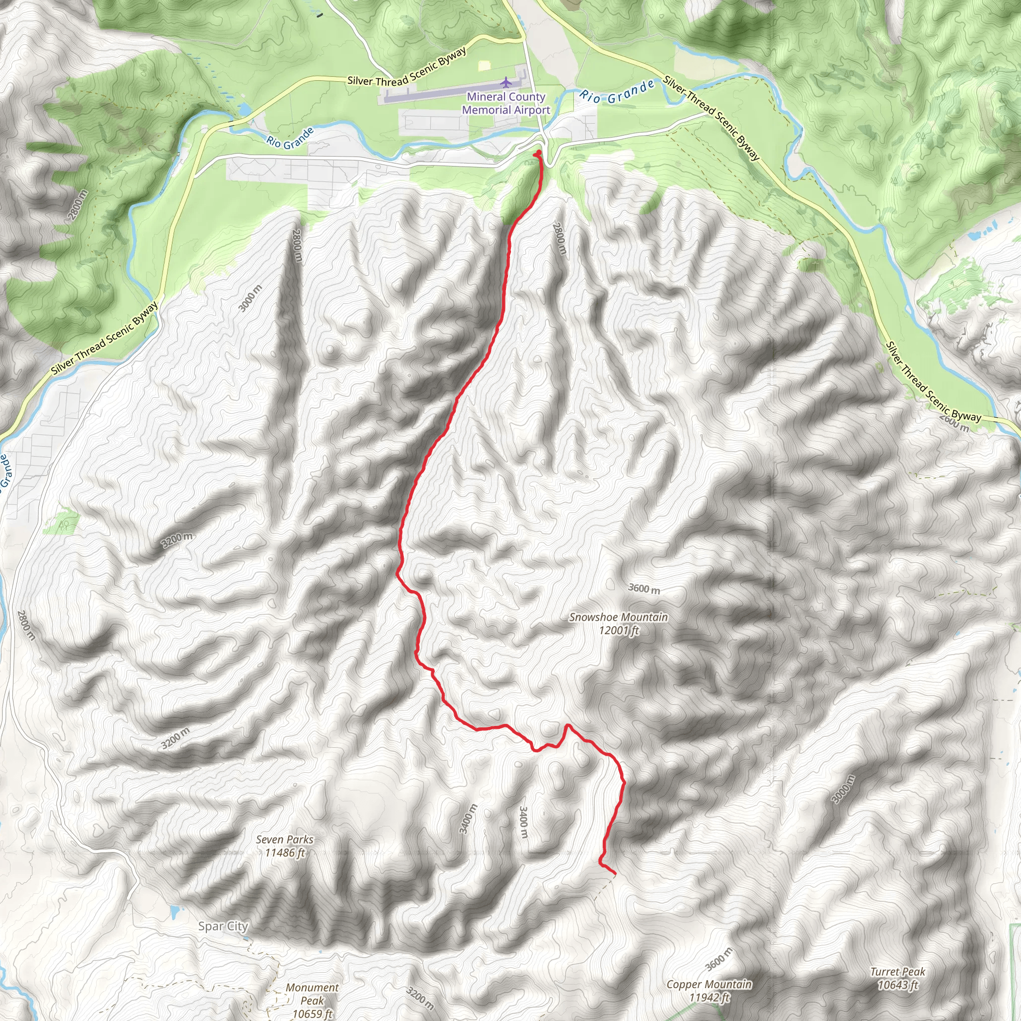 Deep Creek Trail mobile static map