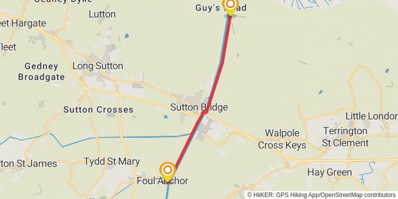 Nene Way stage 9 Map