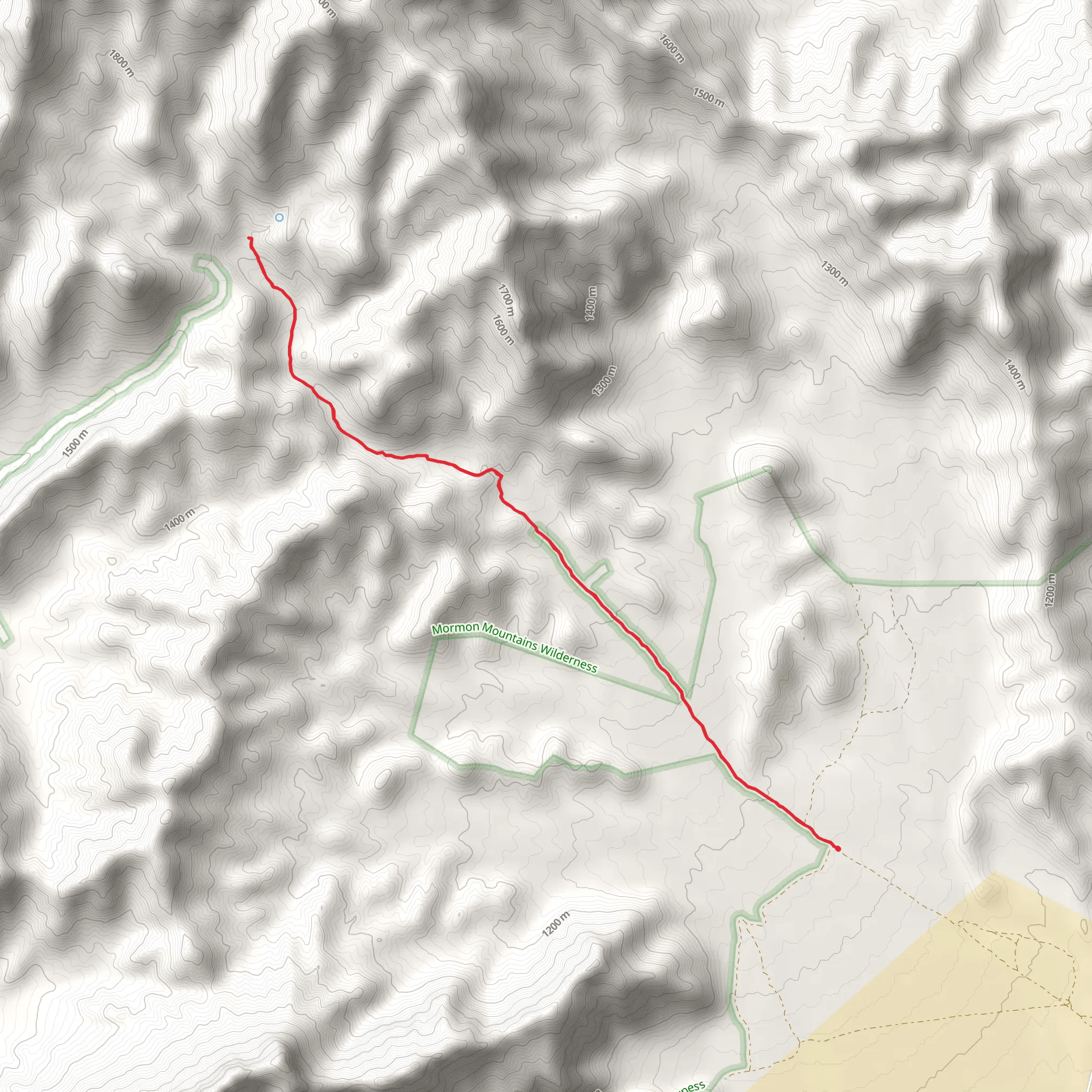 Old Hackberry Road Walk mobile static map