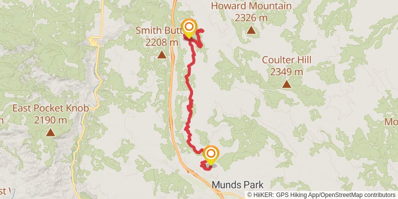 Interstate Trail stage 2 Map
