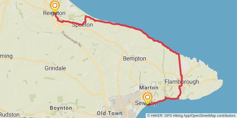 Yorkshire Round stage 30 Map