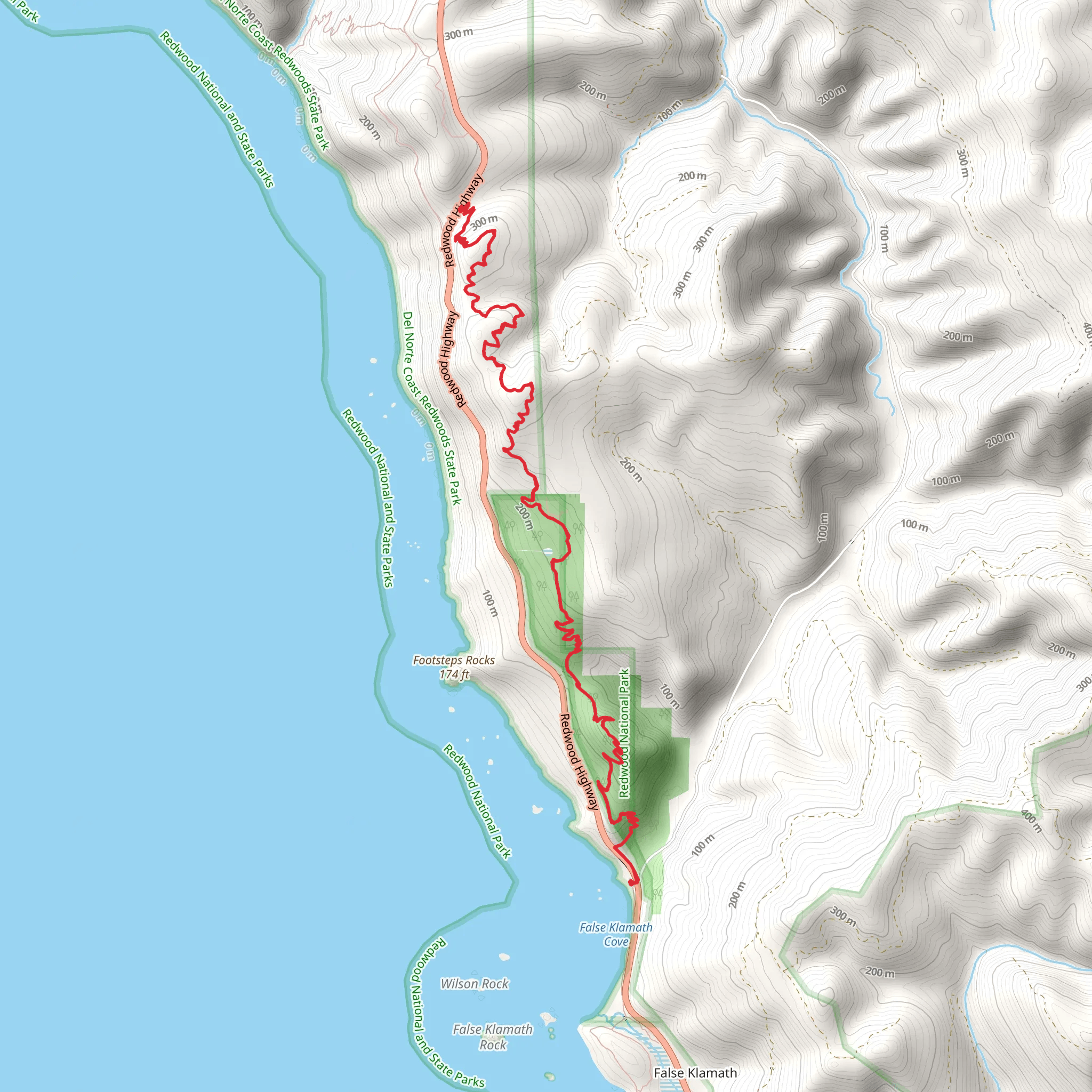 DeMartin Campground - California Coastal Trail mobile static map