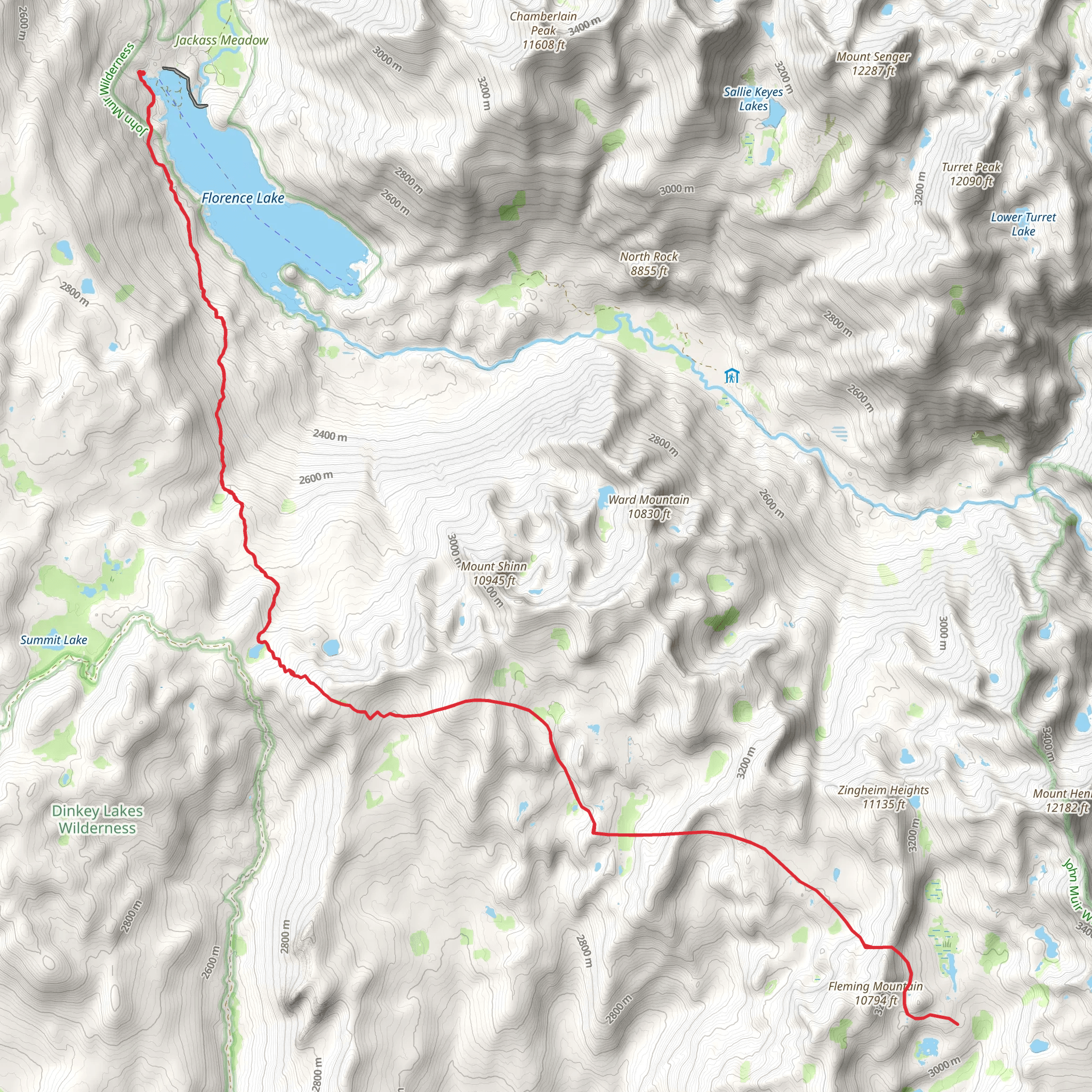 Reddys Hole Trail mobile static map