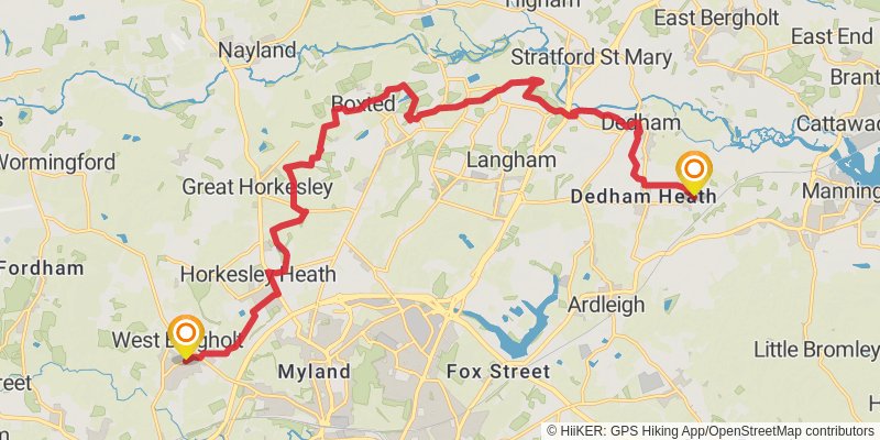 Essex Way stage 5 Map