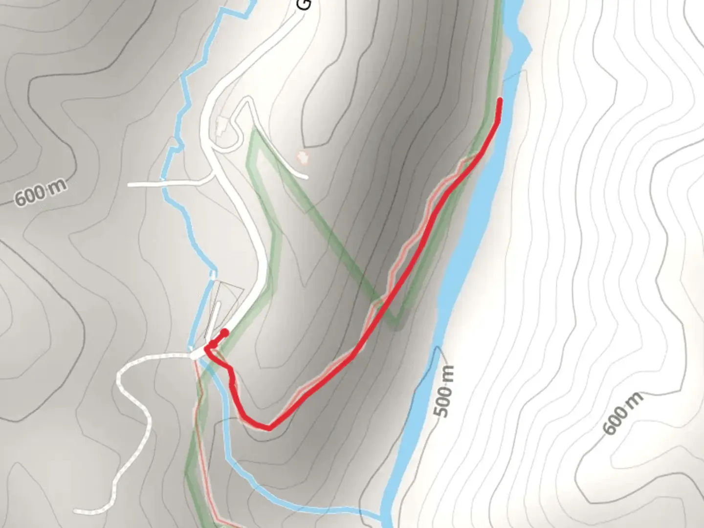 An image depicting the trail Hungry River View Walk and its surrounding area.