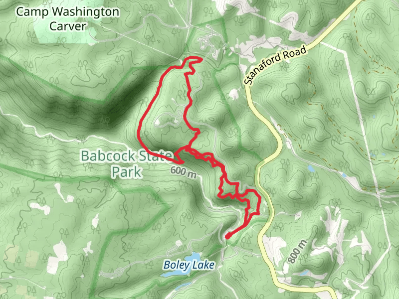 Old Pond, Twin Hollow and Skyline Loop Trail