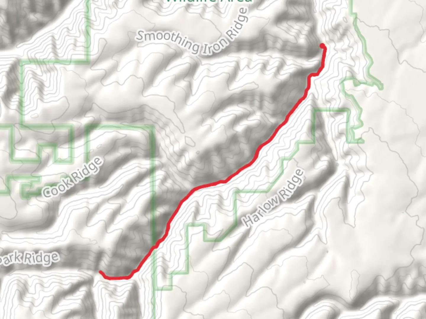 An image depicting the trail South Fork Asotin Creek Out and Back and its surrounding area.