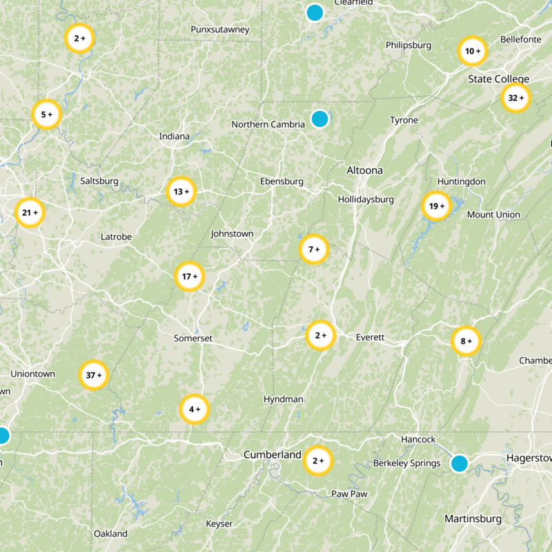 Somerset County Static Map