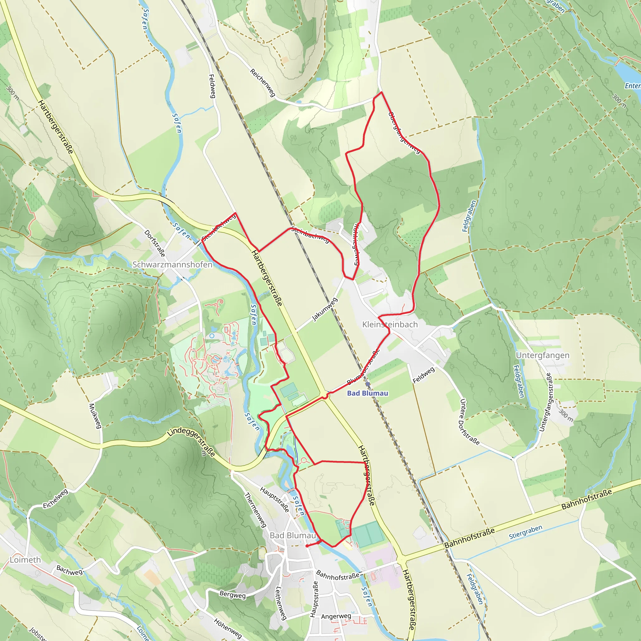Krafttour Bad Blumau mobile static map