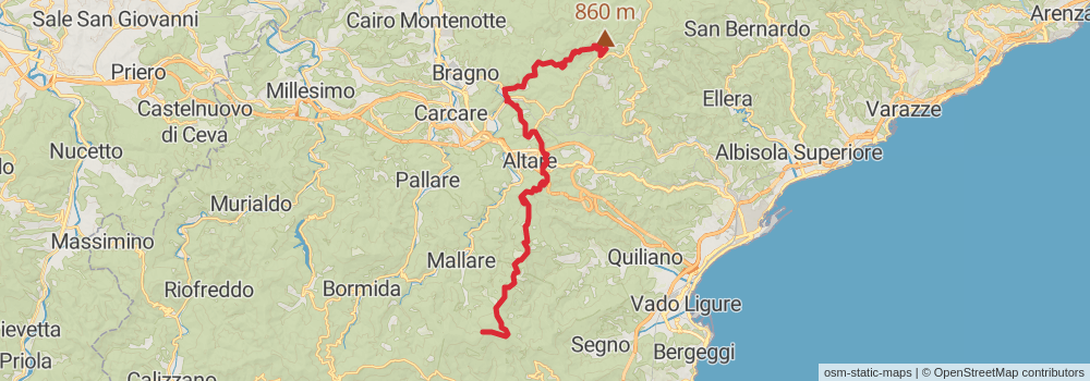 Sentiero Italia - Alps Section stage 187 Map
