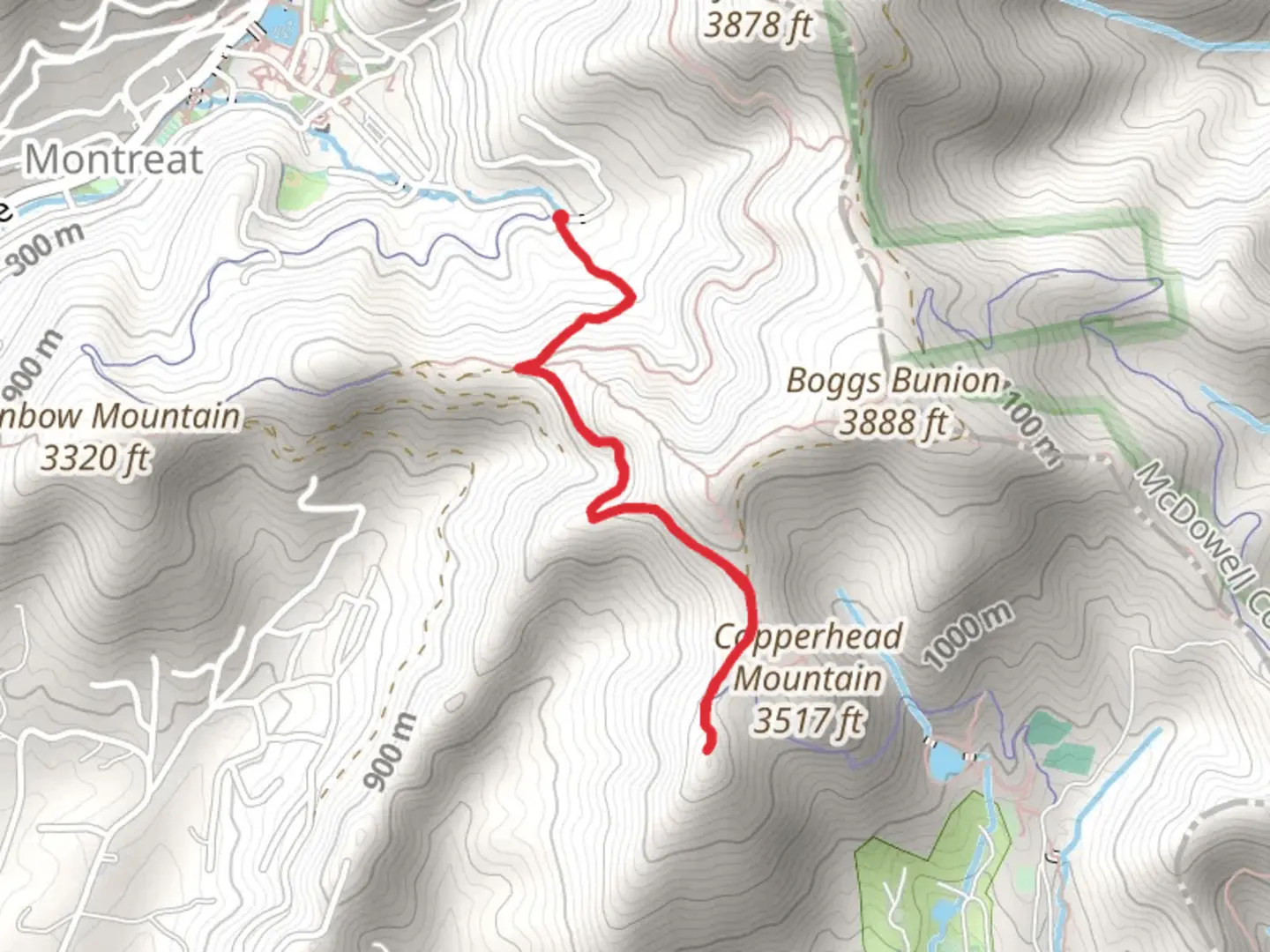 An image depicting the trail Rattlesnake Mountain Trail and its surrounding area.