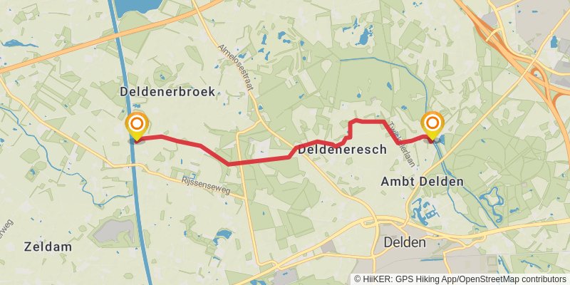 Overijssels Havezatenpad alt 4 Map