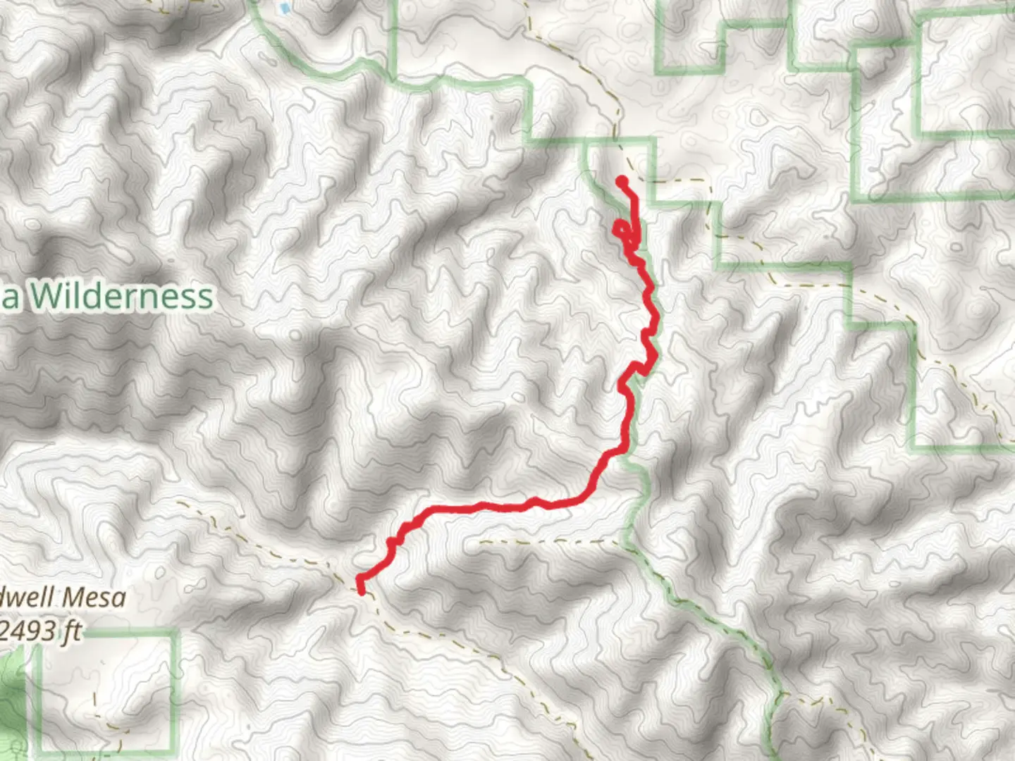 An image depicting the trail Avenales Trail and its surrounding area.