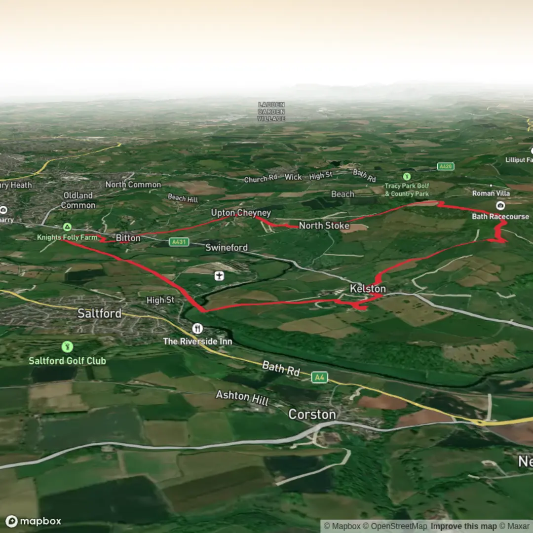 An image depicting the trail Upton Cheyney & Bitton Circular! and its surrounding area.