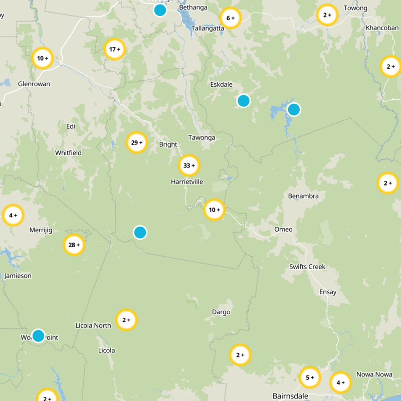 Mount Hotham Alpine Resort Static Map