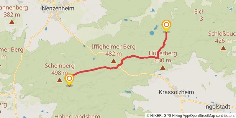 Kelten-Erlebnisweg alt 2 Map