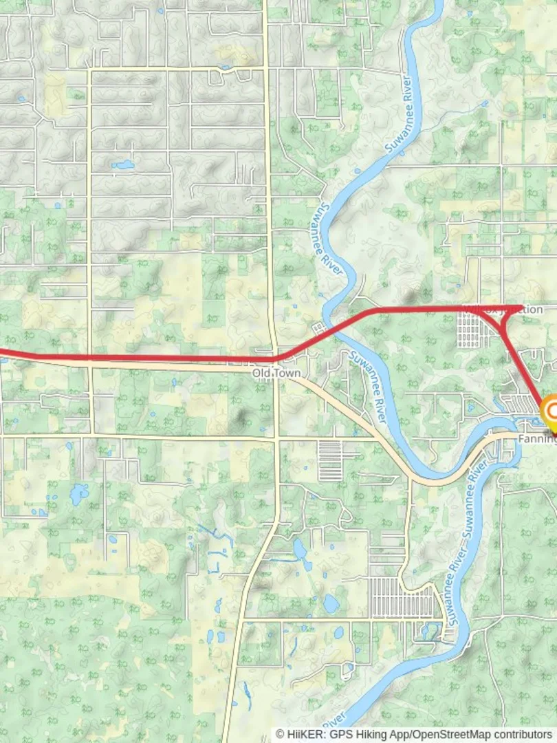 An image depicting the trail Nature Coast State Trail and its surrounding area.