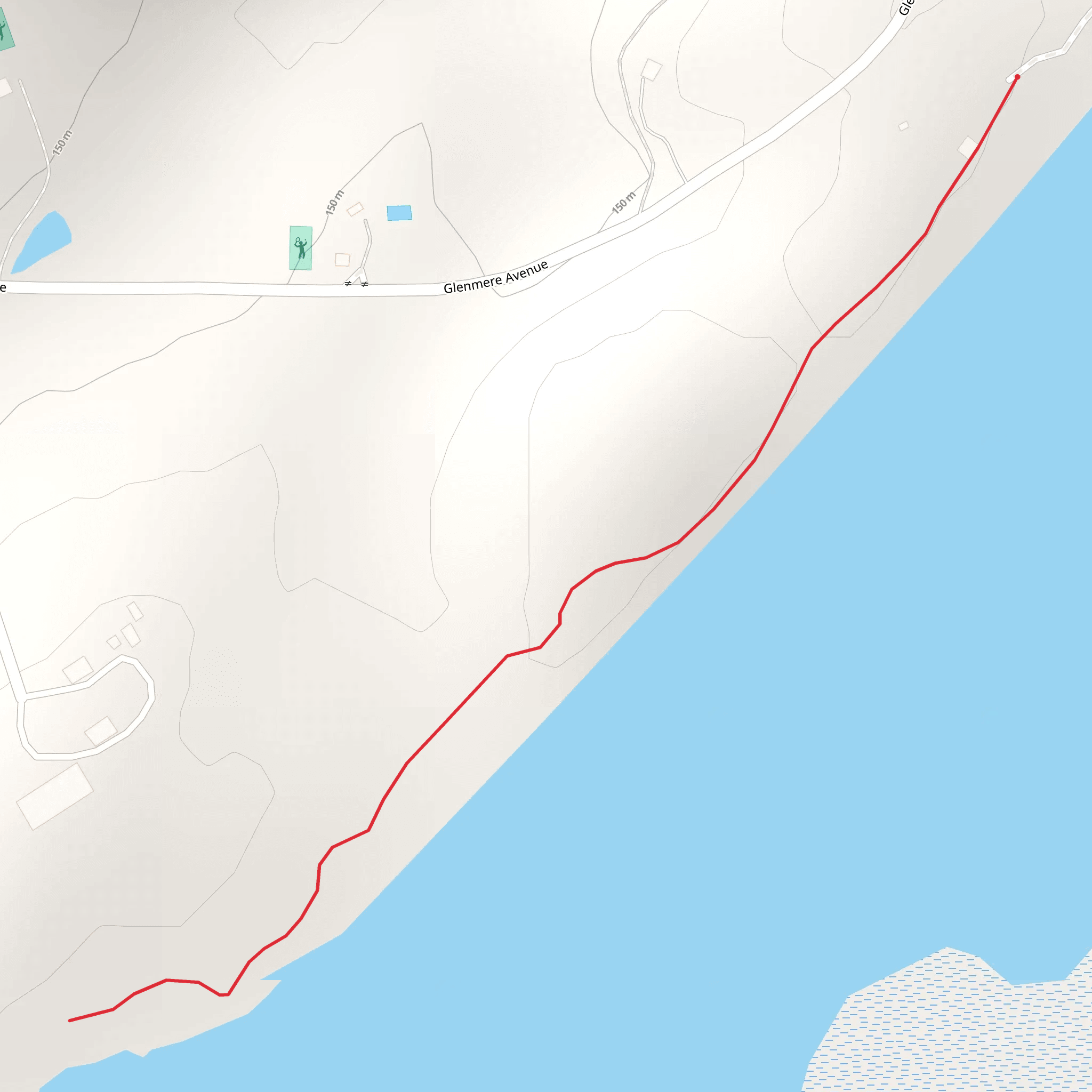 Glenmere Lake - Glenmere Avenue mobile static map