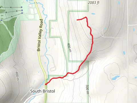 Stid Hill Trail from South Bristol