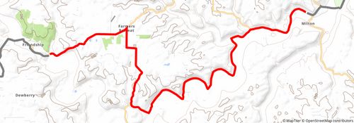 American Discovery Trail South Route stage 90 Map