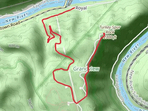 Little Laurel and Grandview Rim Trail