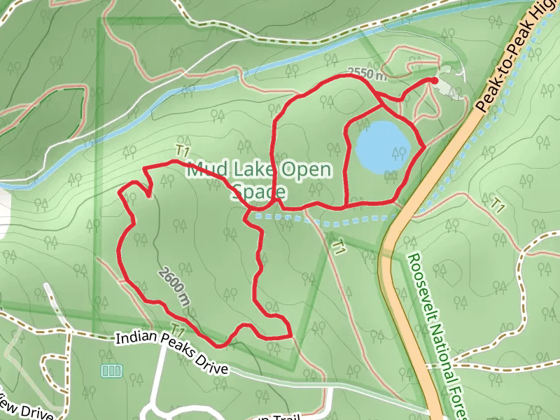 Mud Lake - Tungsten and Kinnickinnick Loop