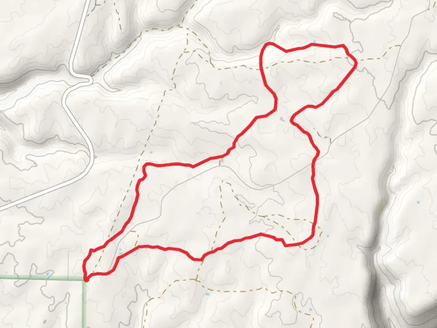 An image depicting the trail Boggy Draw Loop Trail and its surrounding area.