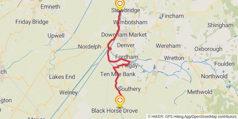 Iceni Way stage 4 Map